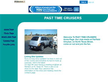 Tablet Screenshot of pasttimecruisers.ptenthusiasts.net